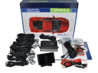 Парковочный радар CENMAX  PS-8.1 Silver (8 датчиков) ― Империя Звука